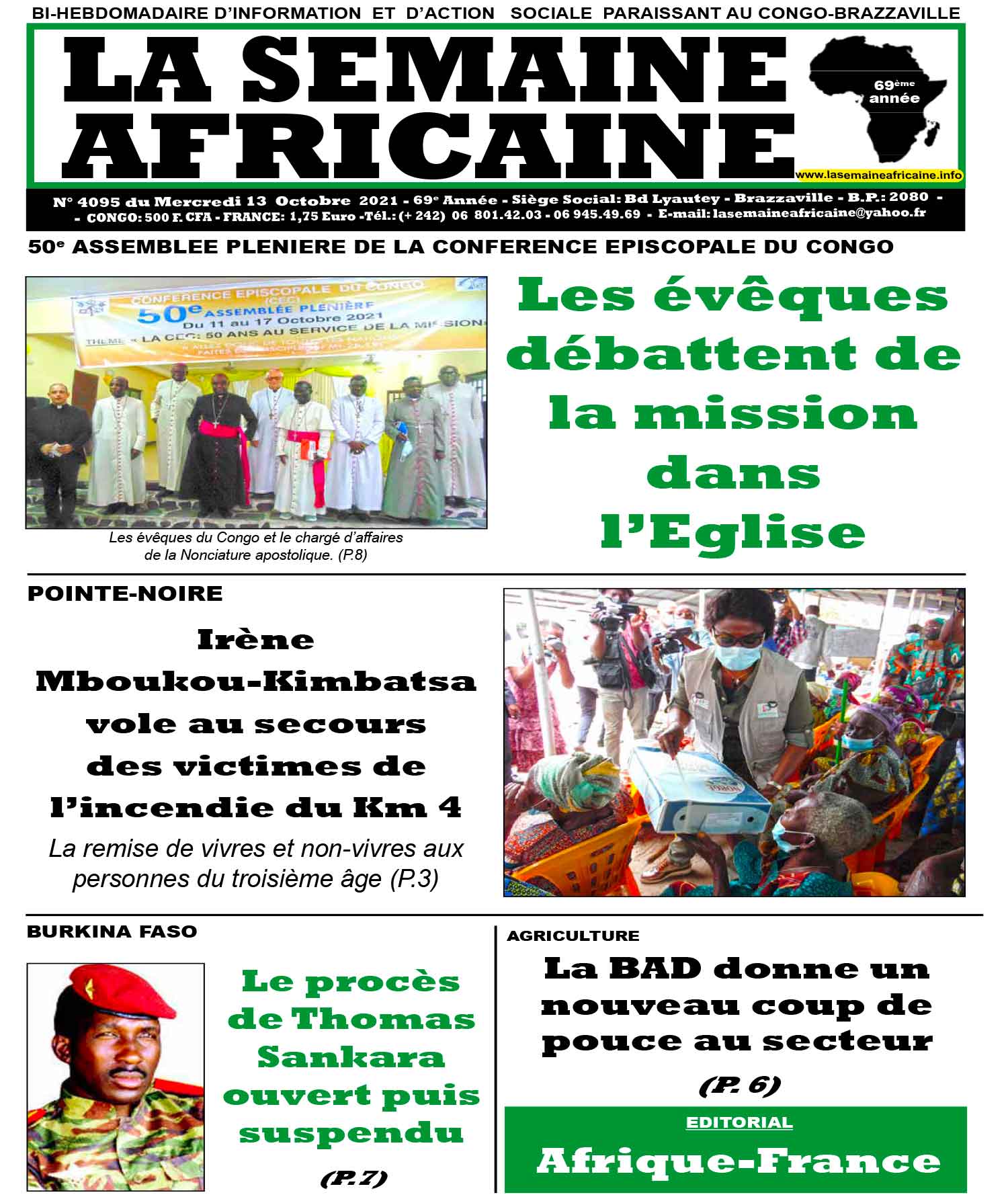Cover La Semaine Africaine - 4095 