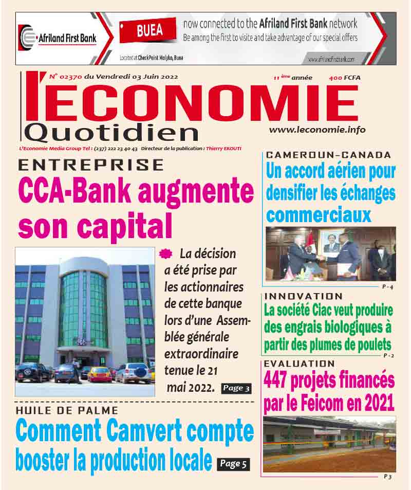 Cover l'Economie - 02370 