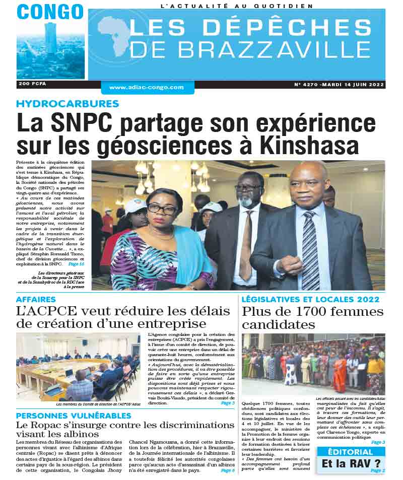 Cover Les Dépêches de Brazzaville - 4270 