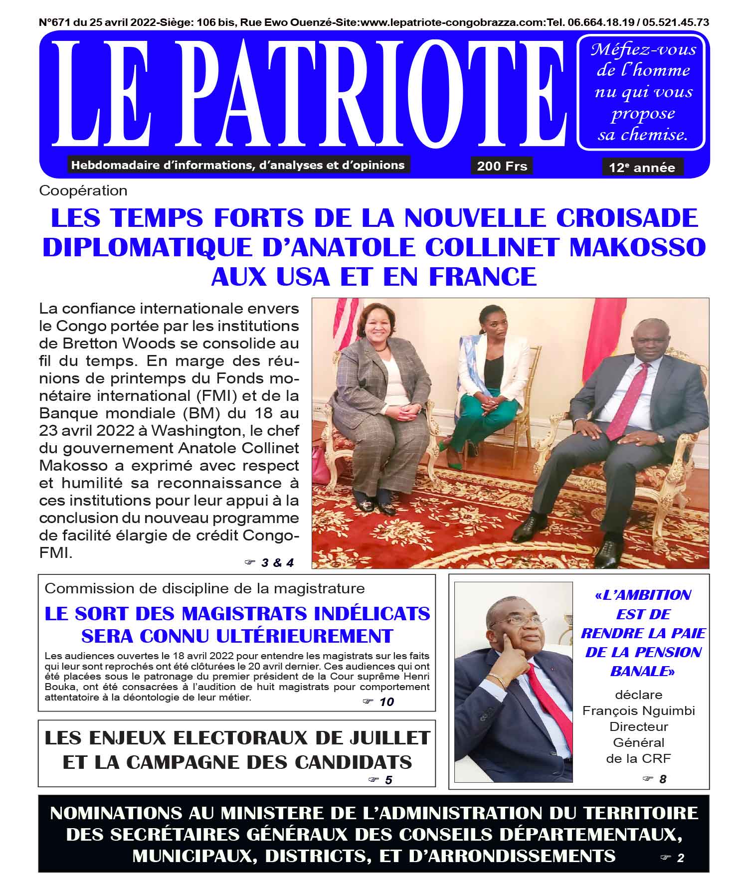 Cover Le Patriote - 671 