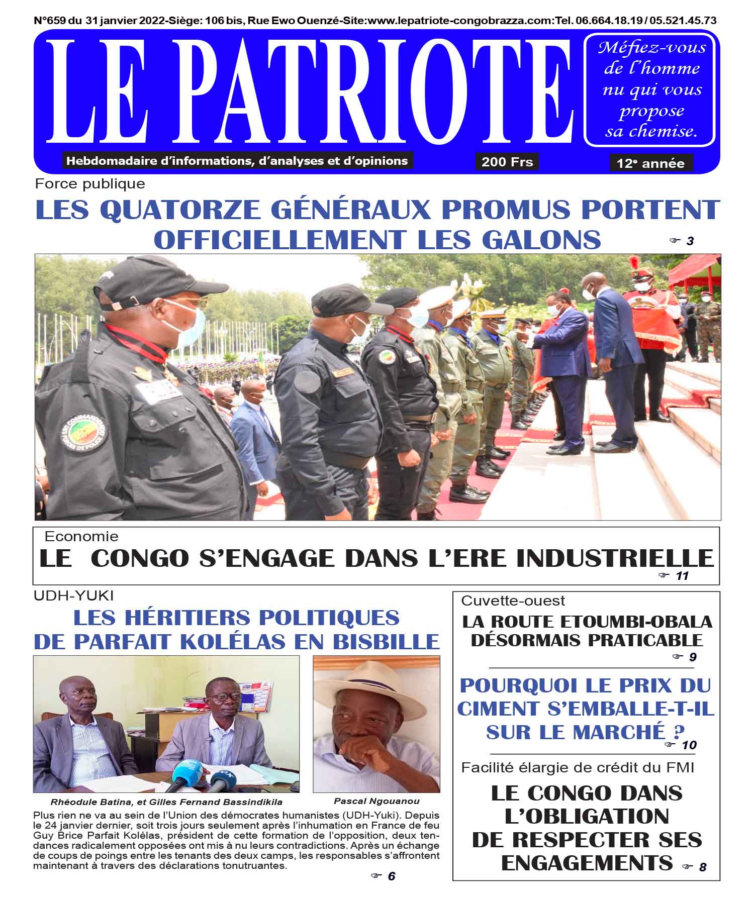 Cover Le Patriote - 659 