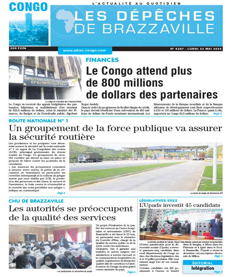 Cover Les Dépêches de Brazzaville - 4257 