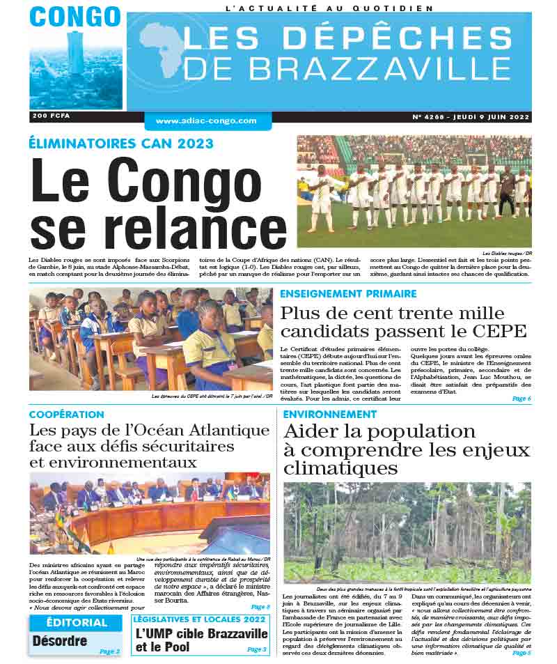Cover Les Dépêches de Brazzaville - 4268 