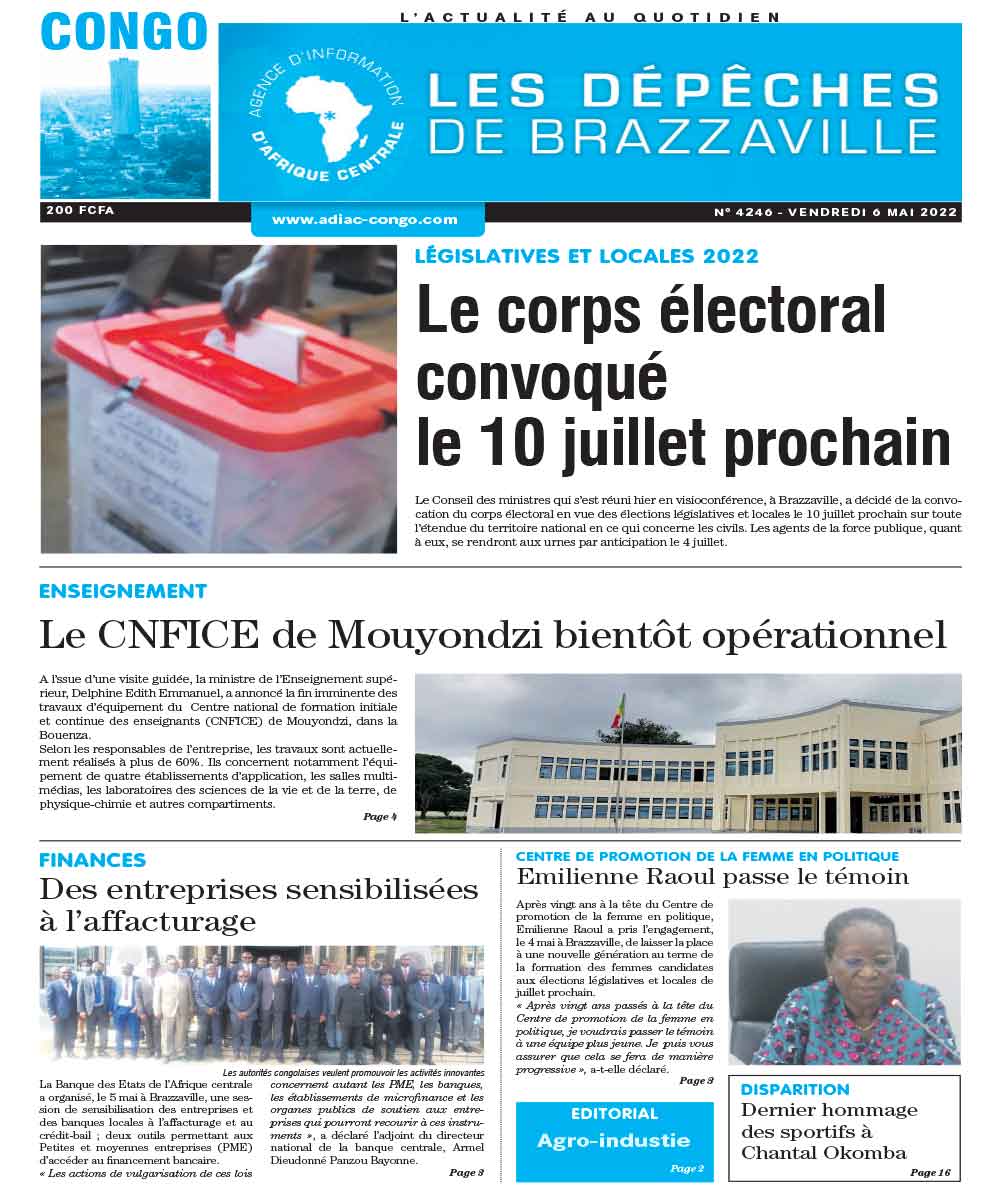 Cover Les Dépêches de Brazzaville - 4246 