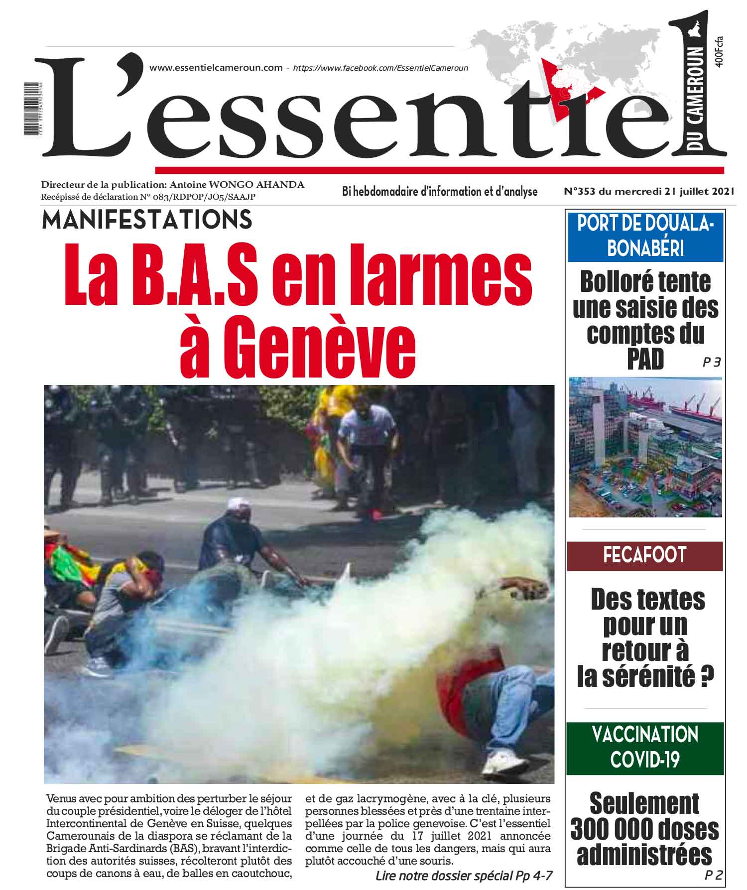 Cover L'Essentiel du Cameroun - 353 