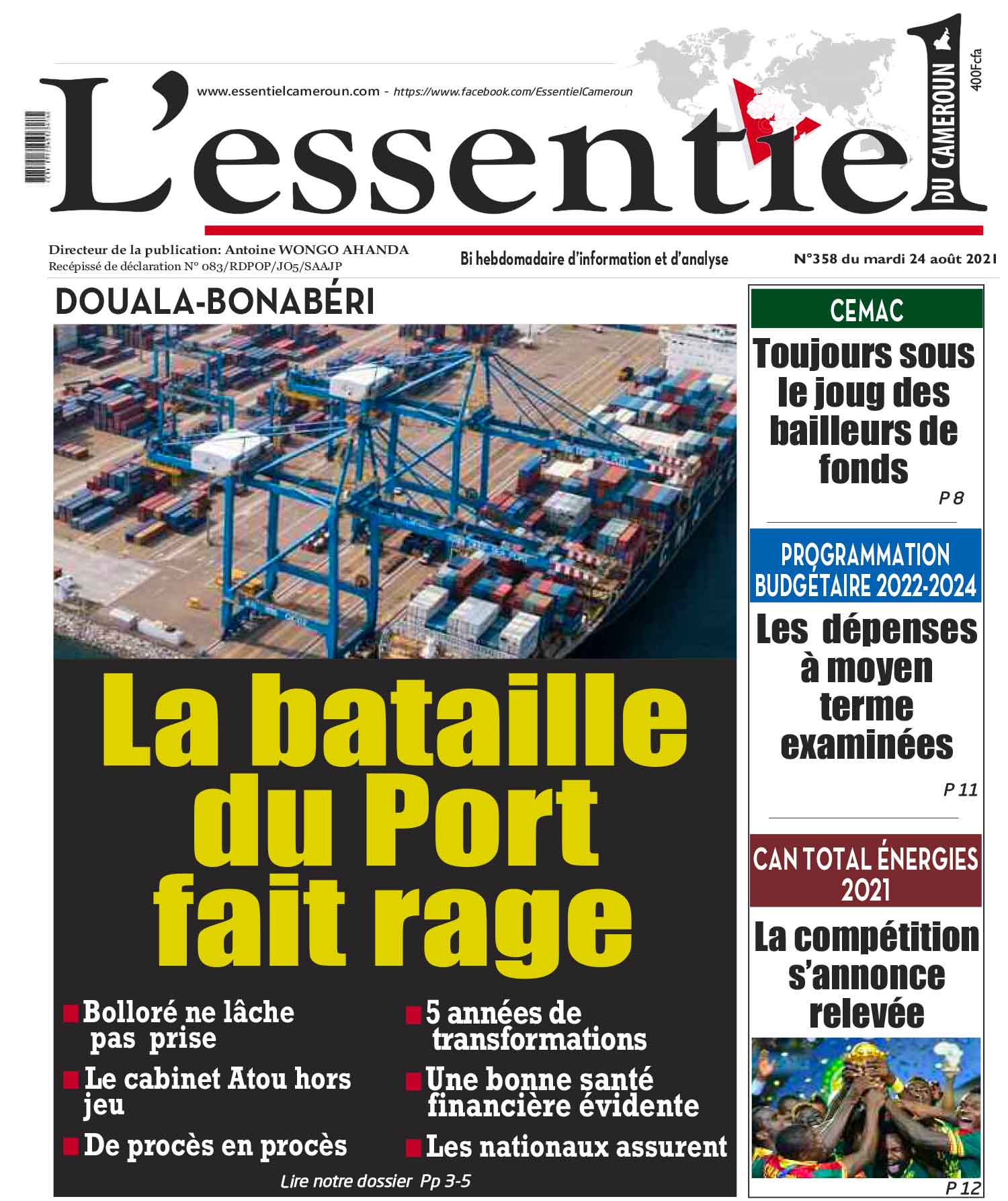 Cover L'Essentiel du Cameroun - 358 
