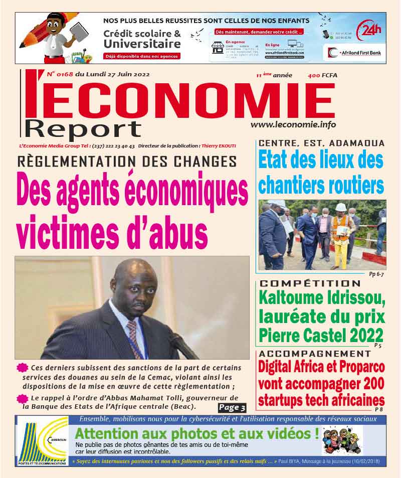 Cover l'Economie Report - 0168 