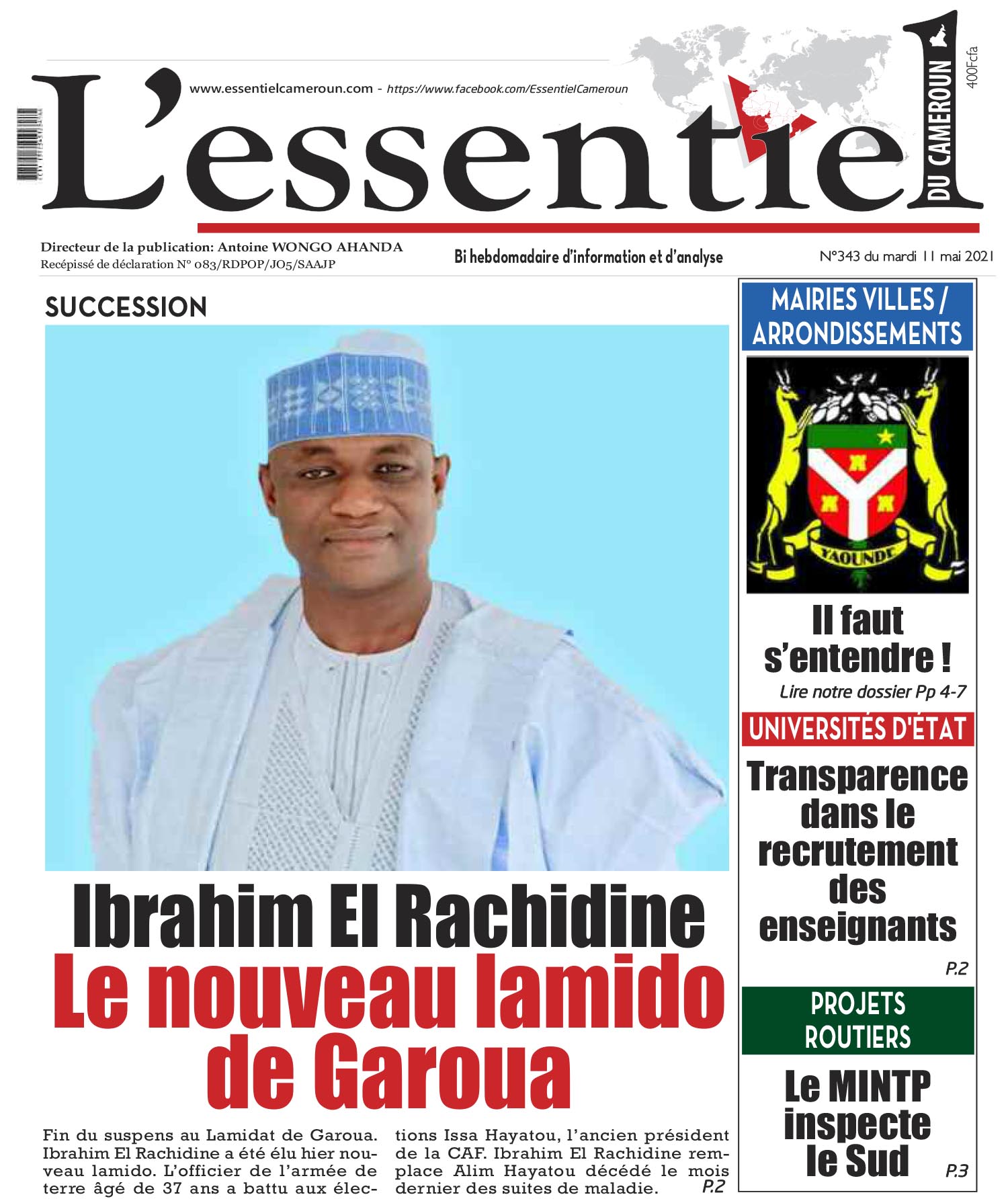 Cover L'Essentiel du Cameroun - 343 