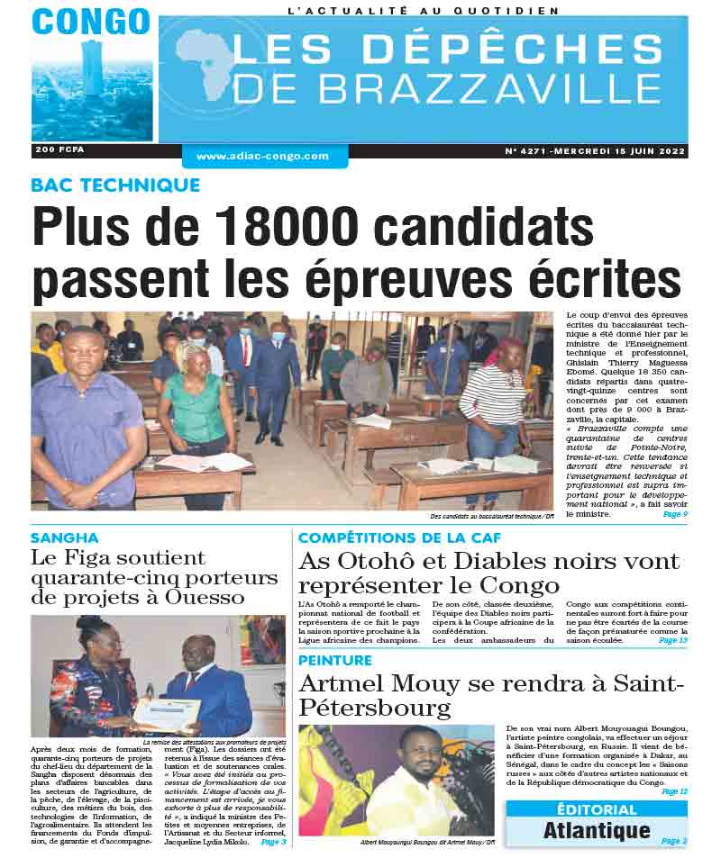 Cover Les Dépêches de Brazzaville - 4271 