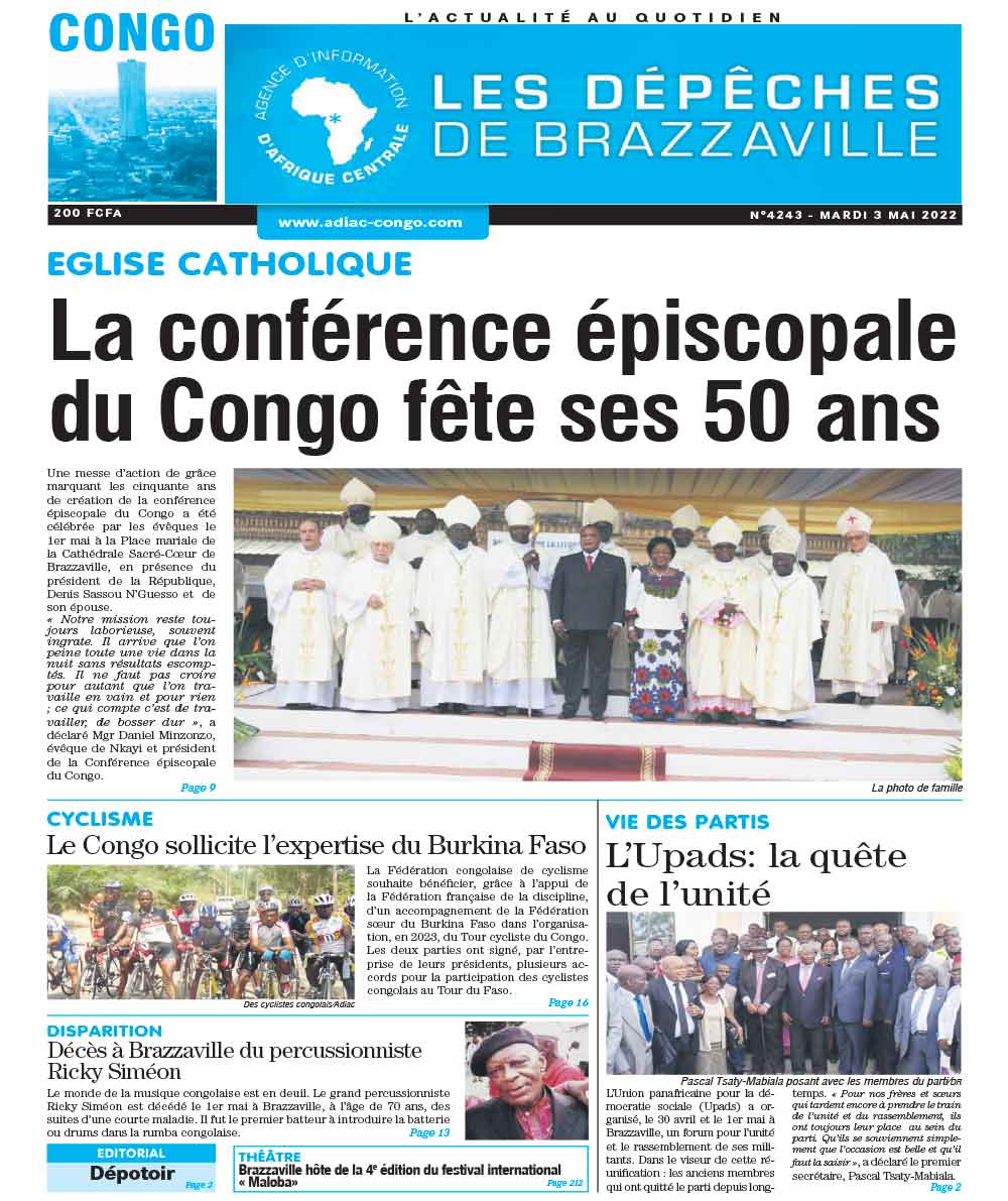 Cover Les Dépêches de Brazzaville - 4243 