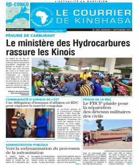 Cover Le Courrier de Kinshasa - 4331 