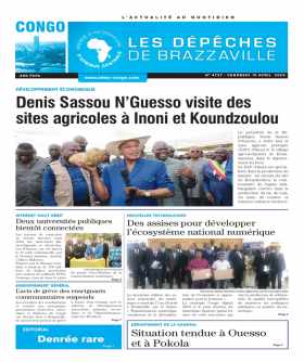 Cover Les Dépêches de Brazzaville - 4737 