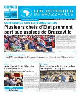 Cover Les Dépêches de Brazzaville - 4788 