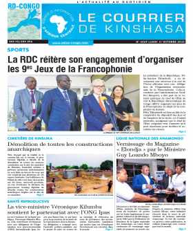 Cover Le Courrier de Kinshasa - 4357 