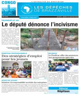 Cover Les Dépêches de Brazzaville - 4675 