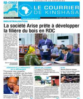 Cover Le Courrier de Kinshasa - 4339 