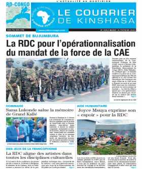 Cover Le Courrier de Kinshasa - 4443 