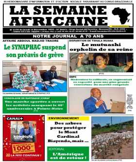 Cover La Semaine Africaine - 4156 