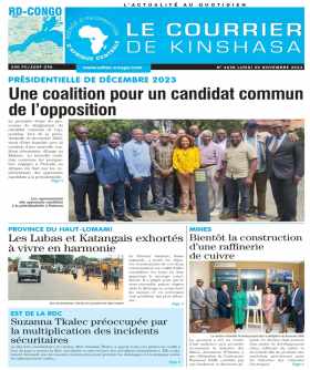 Cover Le Courrier de Kinshasa - 4638 