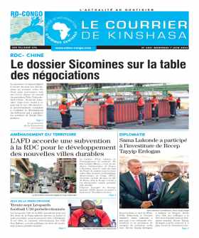Cover Le Courrier de Kinshasa - 4521 