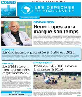Cover Les Dépêches de Brazzaville - 4628 