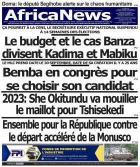 Cover Africa News RDC - 2292 