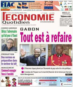 Cover l'Economie - 02833 