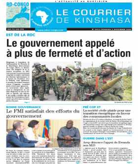 Cover Le Courrier de Kinshasa - 4372 