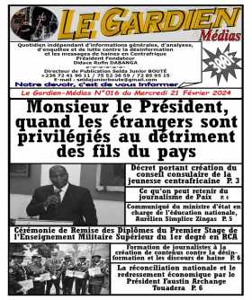 Cover Le Gardien Médias - 016 