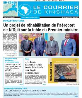 Cover Le Courrier de Kinshasa - 4499 