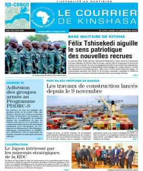 Cover Le Courrier de Kinshasa - 4397 