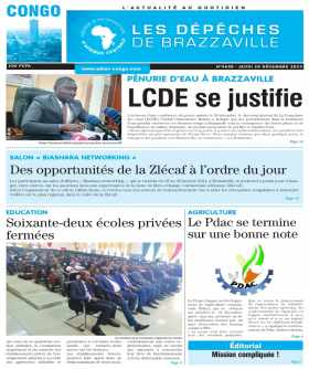 Cover Les Dépêches de Brazzaville - 4658 