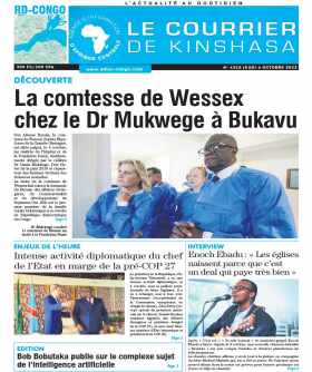 Cover Le Courrier de Kinshasa - 4352 