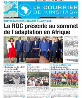 Cover Le Courrier de Kinshasa - 4330 