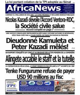 Cover Africa News RDC - 2182 