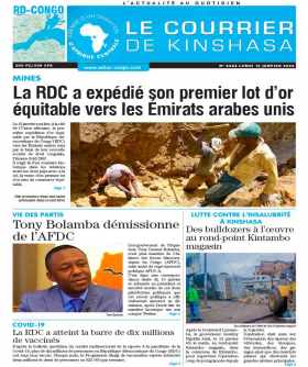 Cover Le Courrier de Kinshasa - 4422 