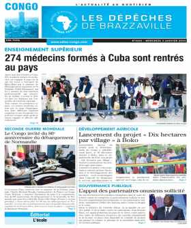 Cover Les Dépêches de Brazzaville - 4661 