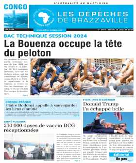 Cover Les Dépêches de Brazzaville - 4795 