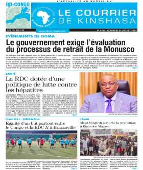 Cover Le Courrier de Kinshasa - 4303 