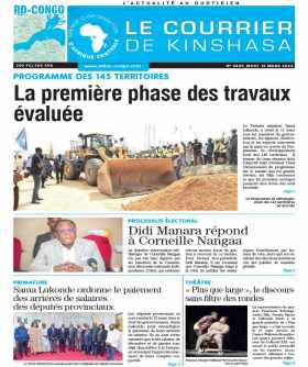 Cover Le Courrier de Kinshasa - 4465 