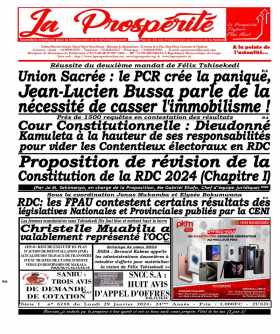 Cover La Prospérité - 6258 