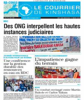 Cover Le Courrier de Kinshasa - 4464 