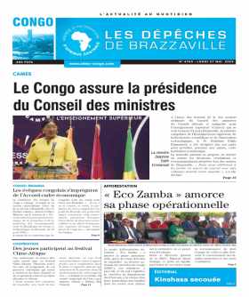Cover Les Dépêches de Brazzaville - 4760 