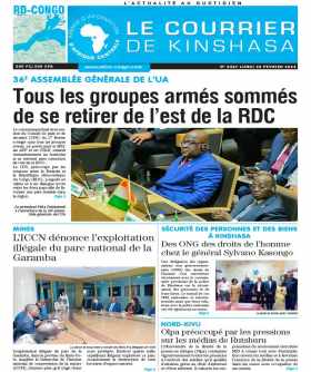 Cover Le Courrier de Kinshasa - 4447 