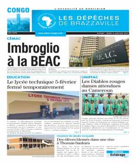 Cover Les Dépêches de Brazzaville - 4687 