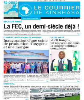 Cover Le Courrier de Kinshasa - 4309 