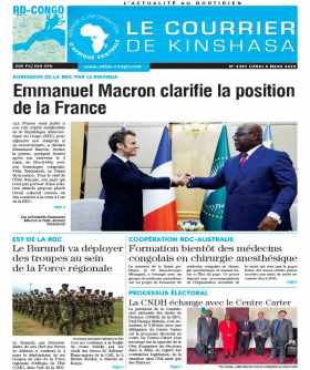 Cover Le Courrier de Kinshasa - 4457 
