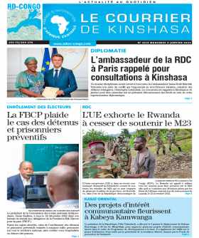 Cover Le Courrier de Kinshasa - 4414 