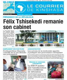 Cover Le Courrier de Kinshasa - 4423 