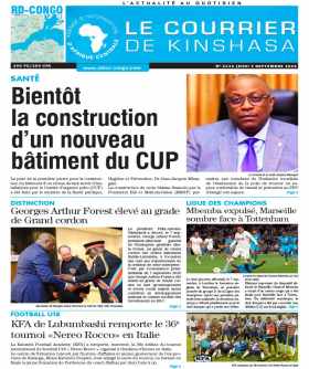 Cover Le Courrier de Kinshasa - 4333 